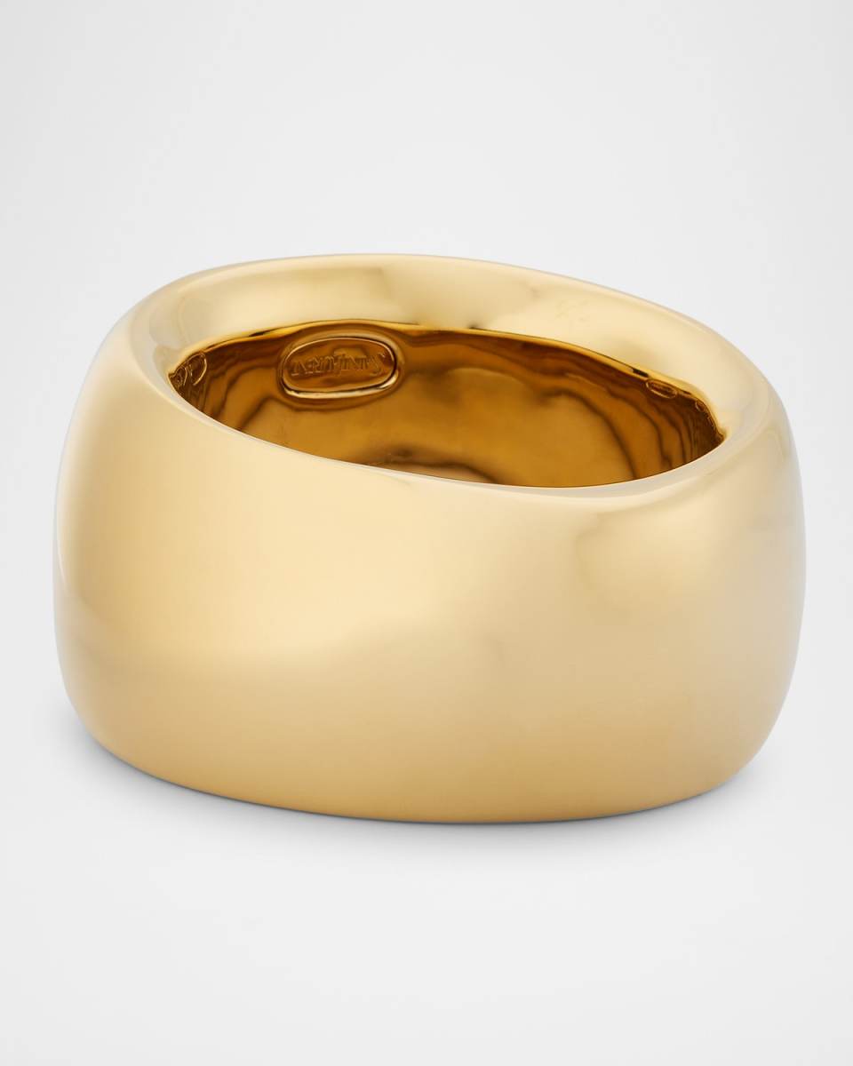 Smooth Horn Bangle Bracelet